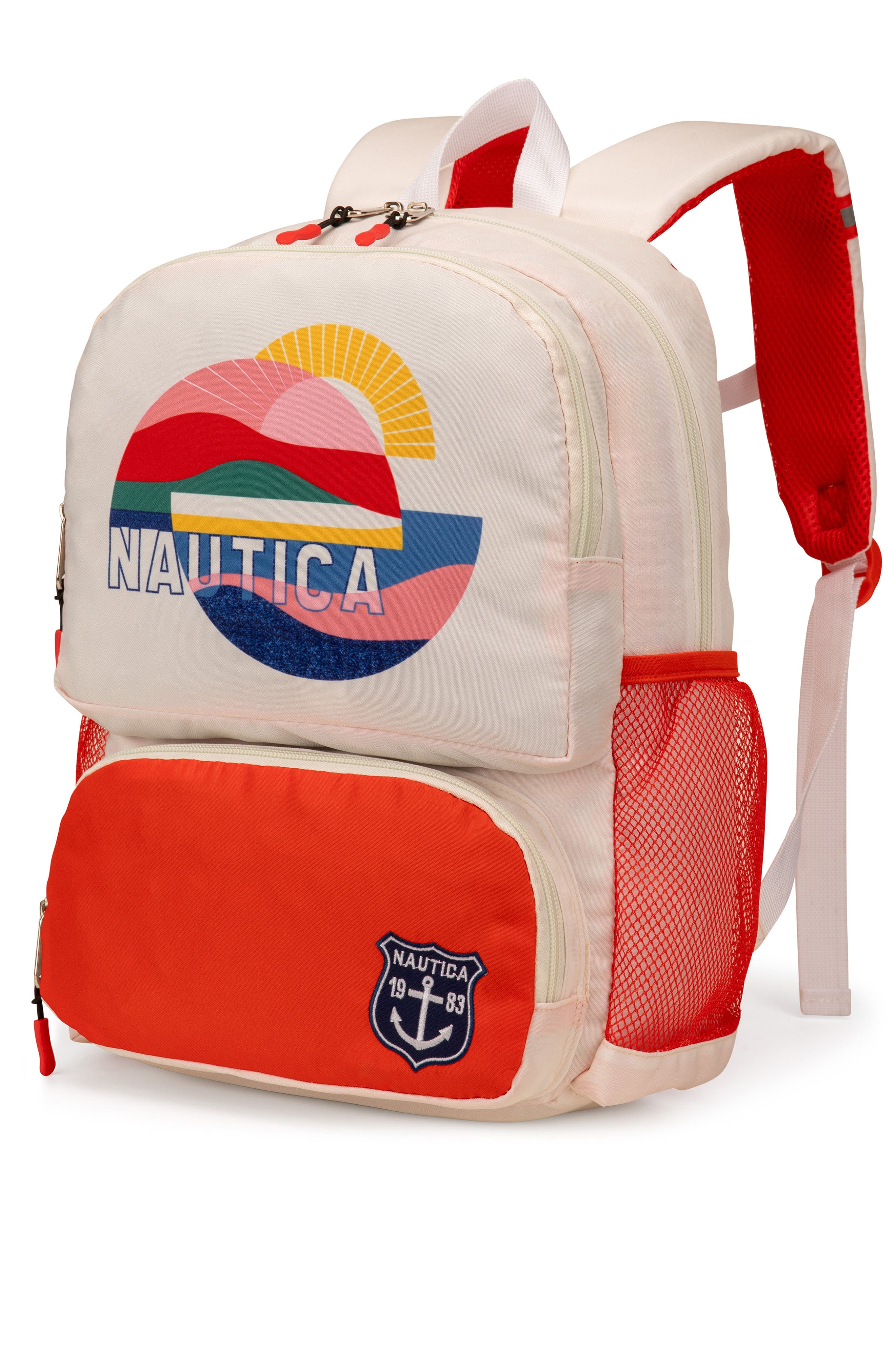 Nautica Sunny Day 16 Inch Backpack for Kids and Teens, Alternate, color, Sunny Day