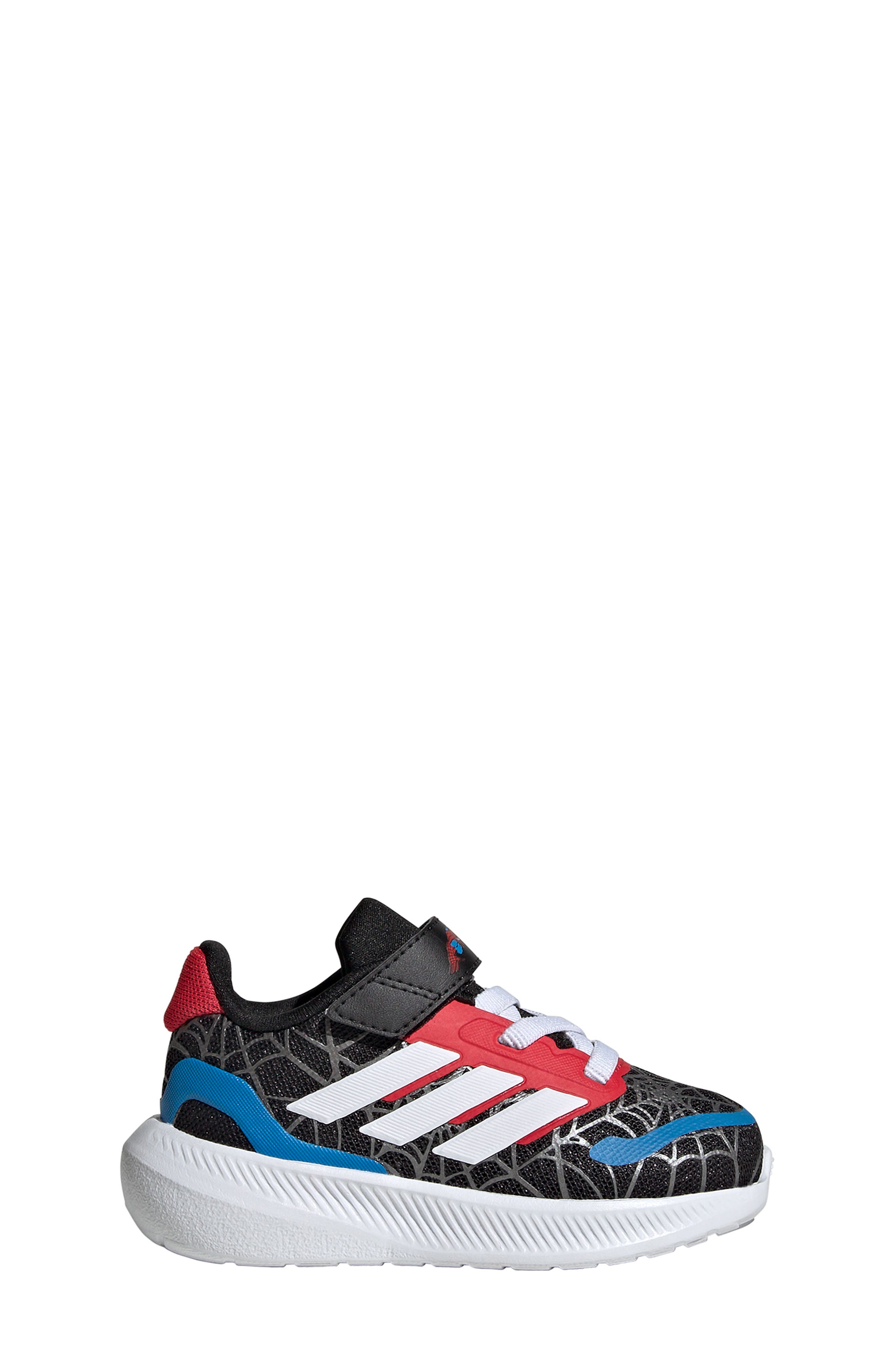 adidas Kids' Runfalcon x Marvel Spider-Man Sneaker, Alternate, color, Cblack/Ftw