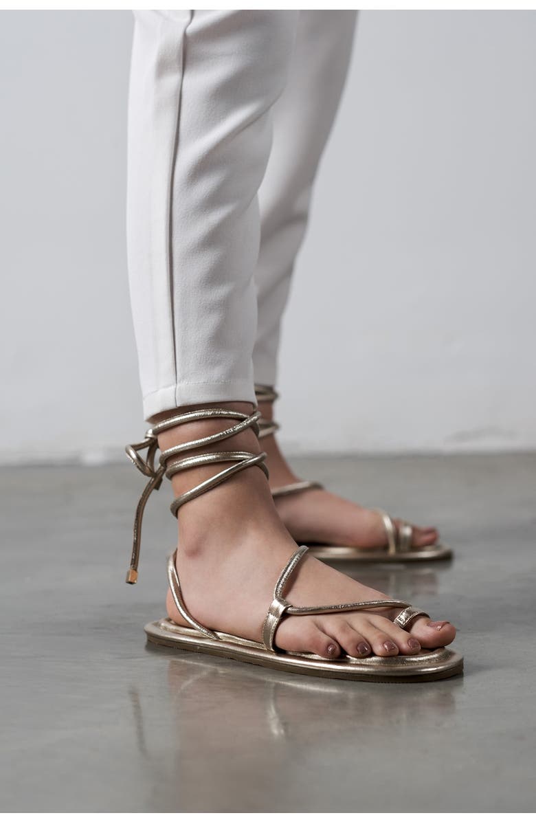 ALTA Aurora Sandals, Alternate, color, Gold