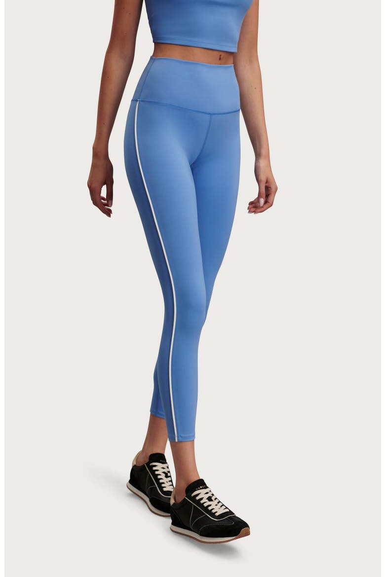 FreeSoft Piped High Waist 7/8 Leggings, Alternate, color, MARINA