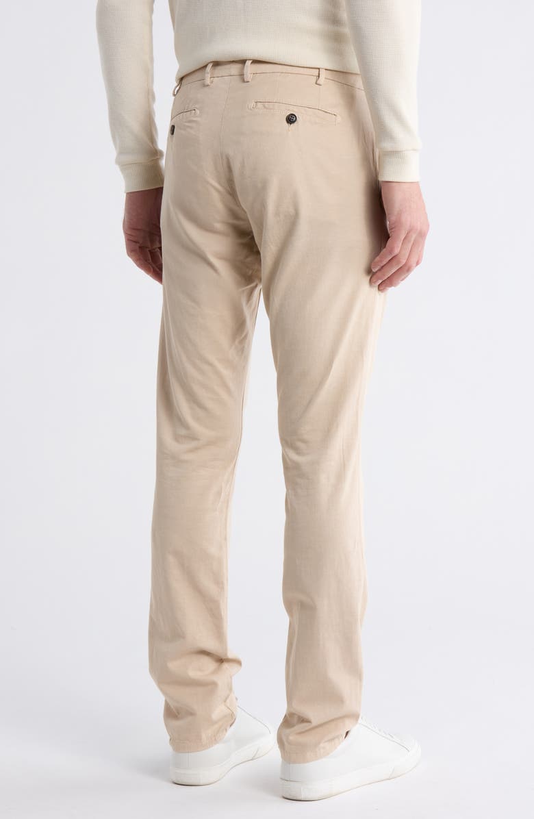Peter Millar Somerset Flat Front Cotton & Linen Blend Pants, Alternate, color, Sand