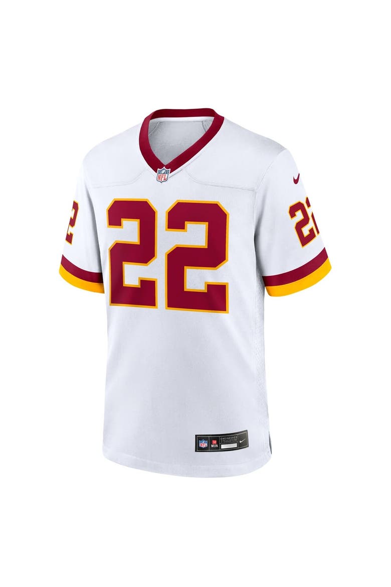 Men's Nike Jacory Croskey-Merritt White Washington Commanders Game Super Bowl Era Jersey, Alternate, color, White