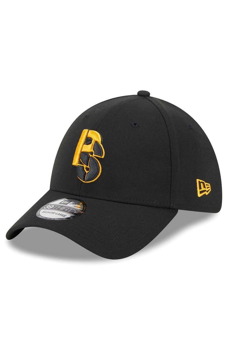 New Era Men's New Era Black Pittsburgh Steelers City Originals 39THIRTY Flex Hat, Main, color, 