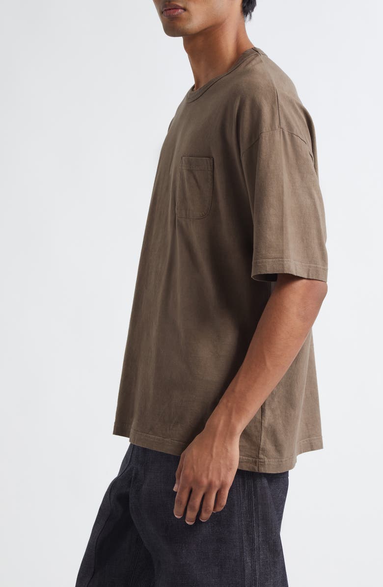 VISVIM Jumbo Cotton Pocket T-Shirt, Alternate, color, Mud