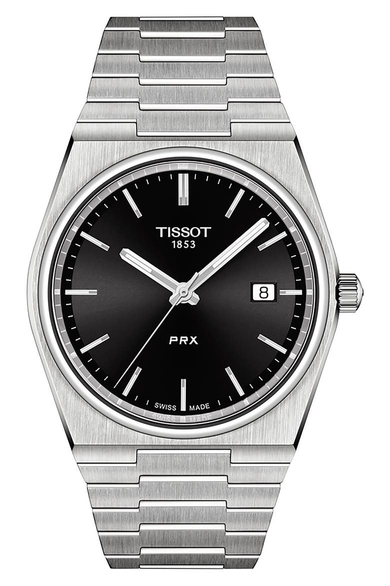 PRX Bracelet Watch, 40mm, Main, color, BLACK