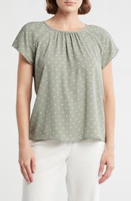 NORDSTROM RACK Gathered Neck Top