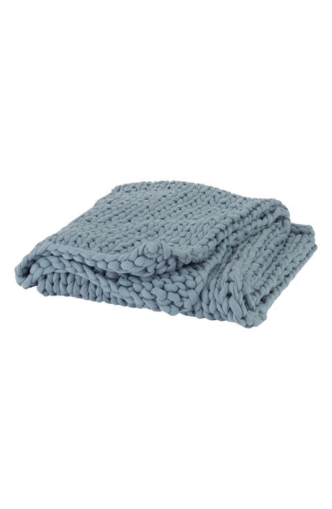 Tree Napper Weighted Knit Blanket