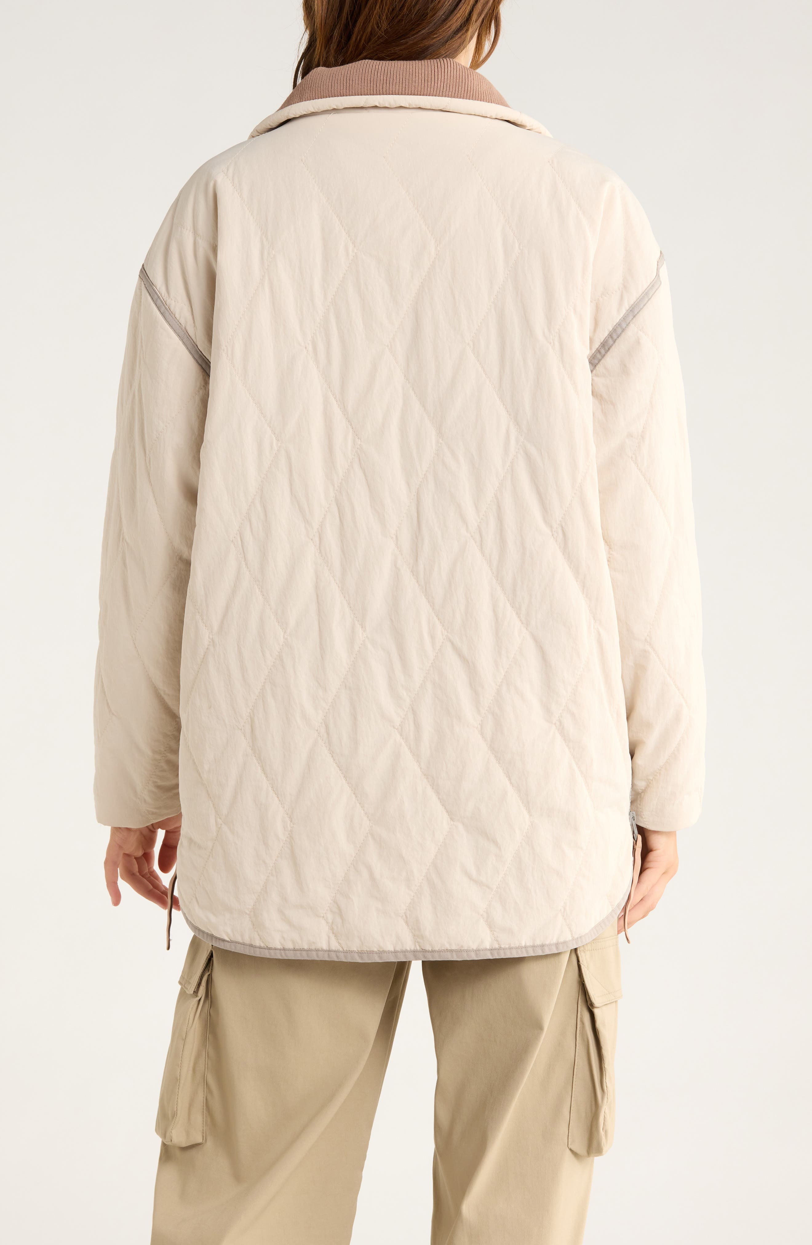 Encinitas Water Repellent Quilted Field Coat - image 4