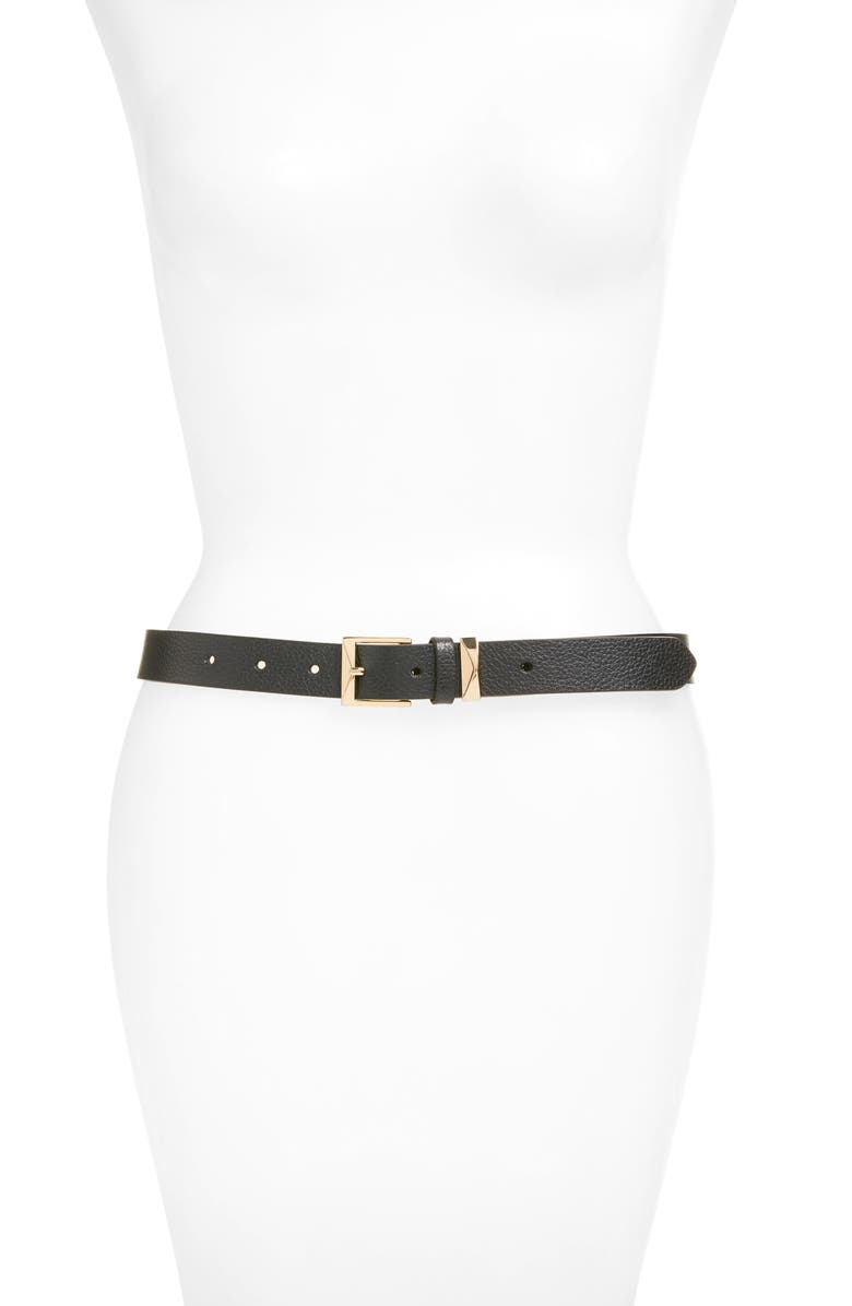 Michael Kors Leather Belt, Main, color,