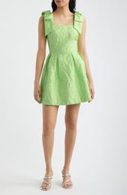 Lilly Pulitzer® Cerese Bow Shoulder Pleated Skirt Dress