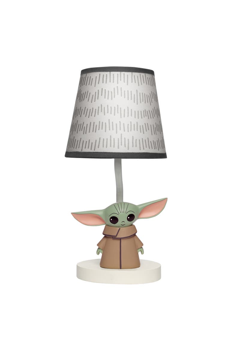 Star Wars The Child/Baby Yoda Nursery Lamp with Shade and Bulb, Main, color, Multicolor