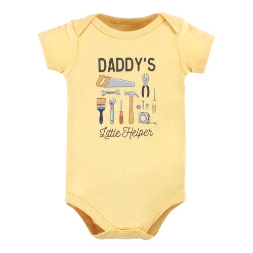 Hudson Baby Essential Cotton Bodysuits 5-piece Set In Multi