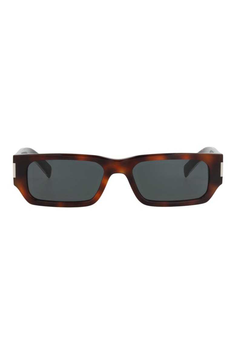 54mm Rectangle Sunglasses, Main, color, HAVANA CRYSTAL BLACK