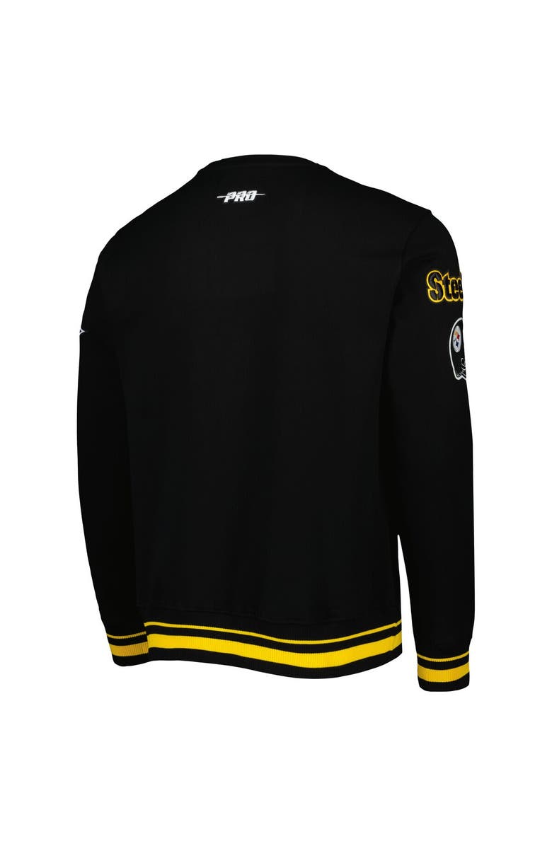 PRO STANDARD Men's Pro Standard Black Pittsburgh Steelers Super Bowl XLIII Mash Up Pullover Sweatshirt, Alternate, color, 