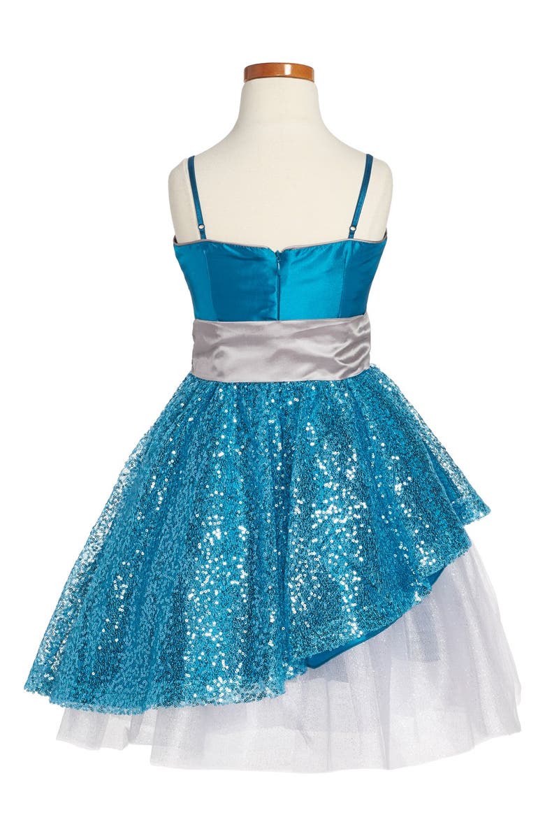 Un Deux Trois 'Peekaboo' Sequin Party Dress, Alternate, color, 