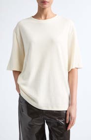 Róhe Oversize Cotton & Wool Blend T-Shirt