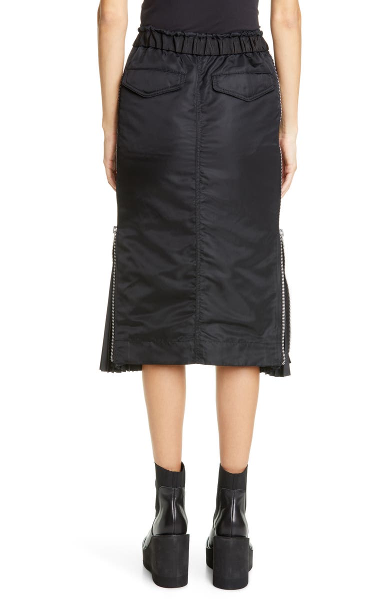 Sacai MA-1 Side Gusset Skirt, Alternate, color,