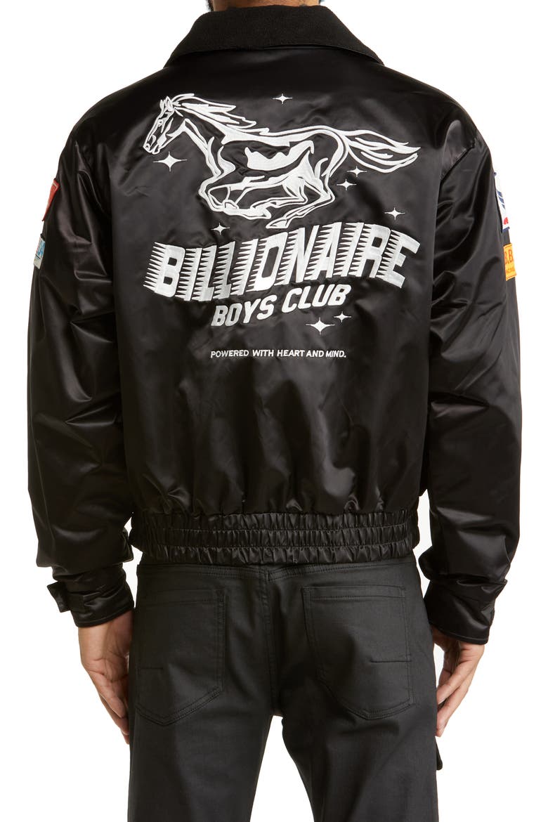 BB Ignite Nylon Racing Jacket, Alternate, color, BLACK