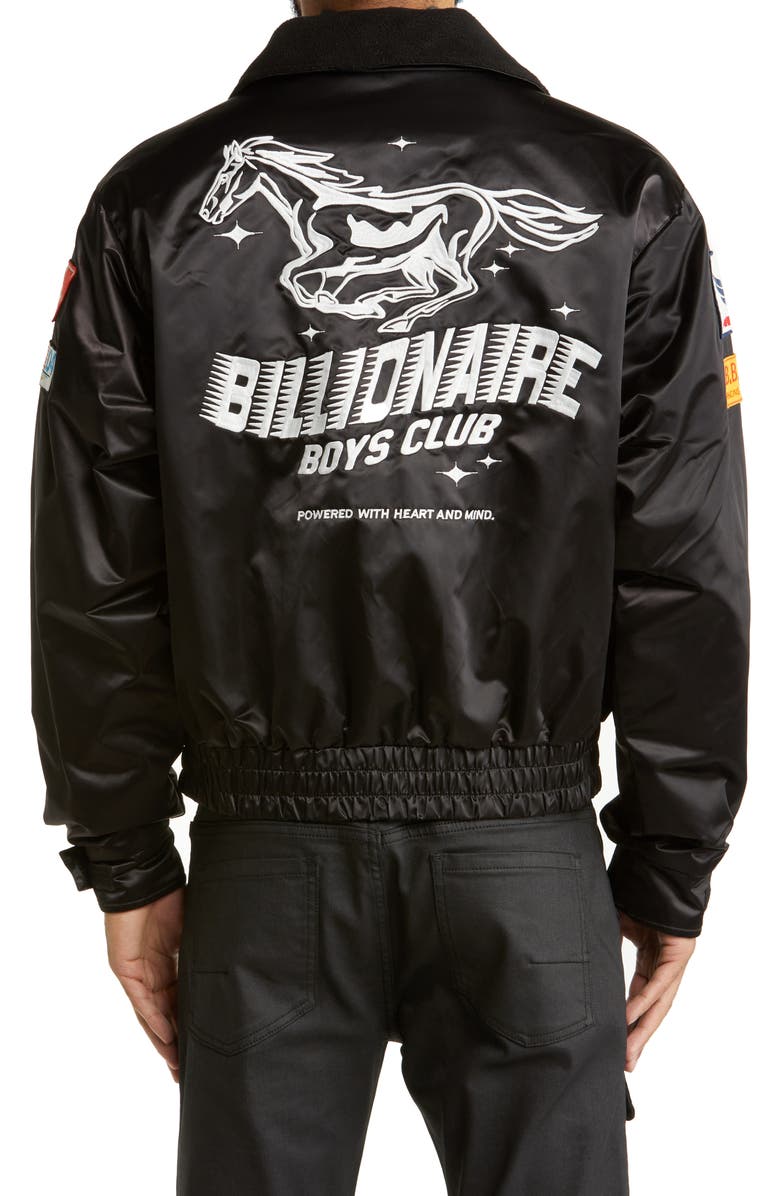 Billionaire Boys Club BB Ignite Nylon Racing Jacket, Alternate, color, 