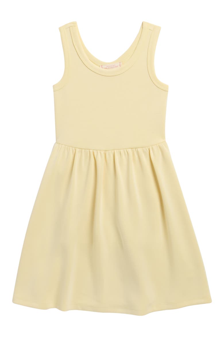Kids' Cloud Luxe Tank Dress, Main, color, DOUBLE CREAM