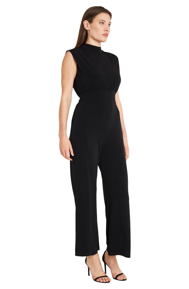 DONNA MORGAN FOR MAGGY Mock Neck Jumpsuit, Alternate, color, 