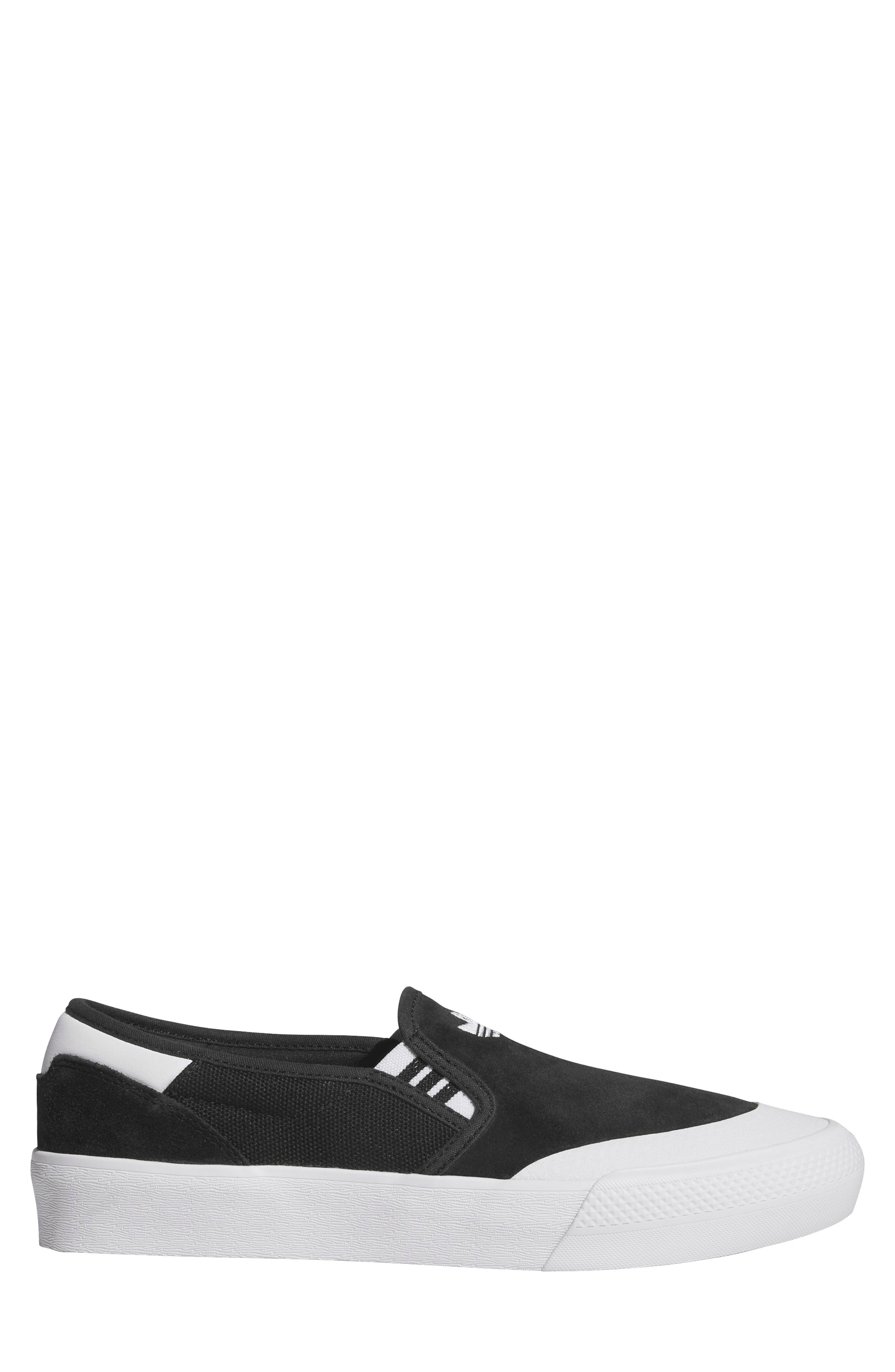 Shmoofoil Slip RX Leather Slip-On Sneaker, Alternate, color, CORE BLACK