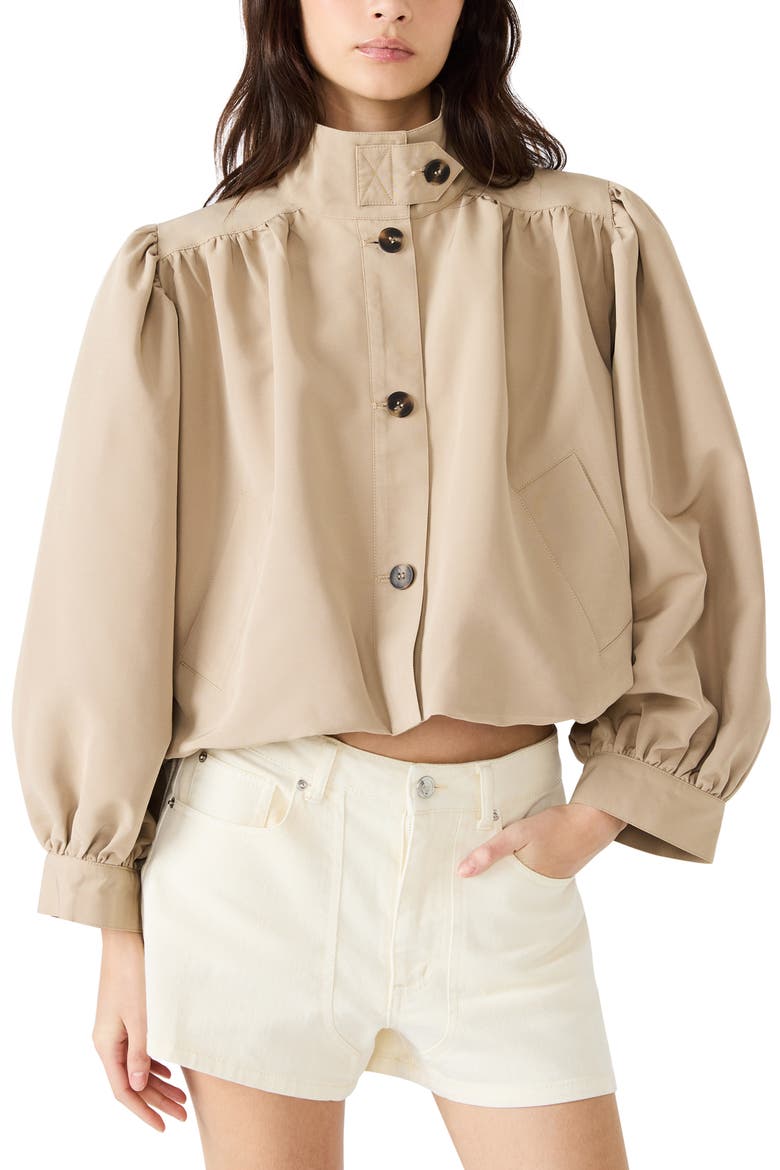 Deedee Blouson Jacket, Main, color, TAN