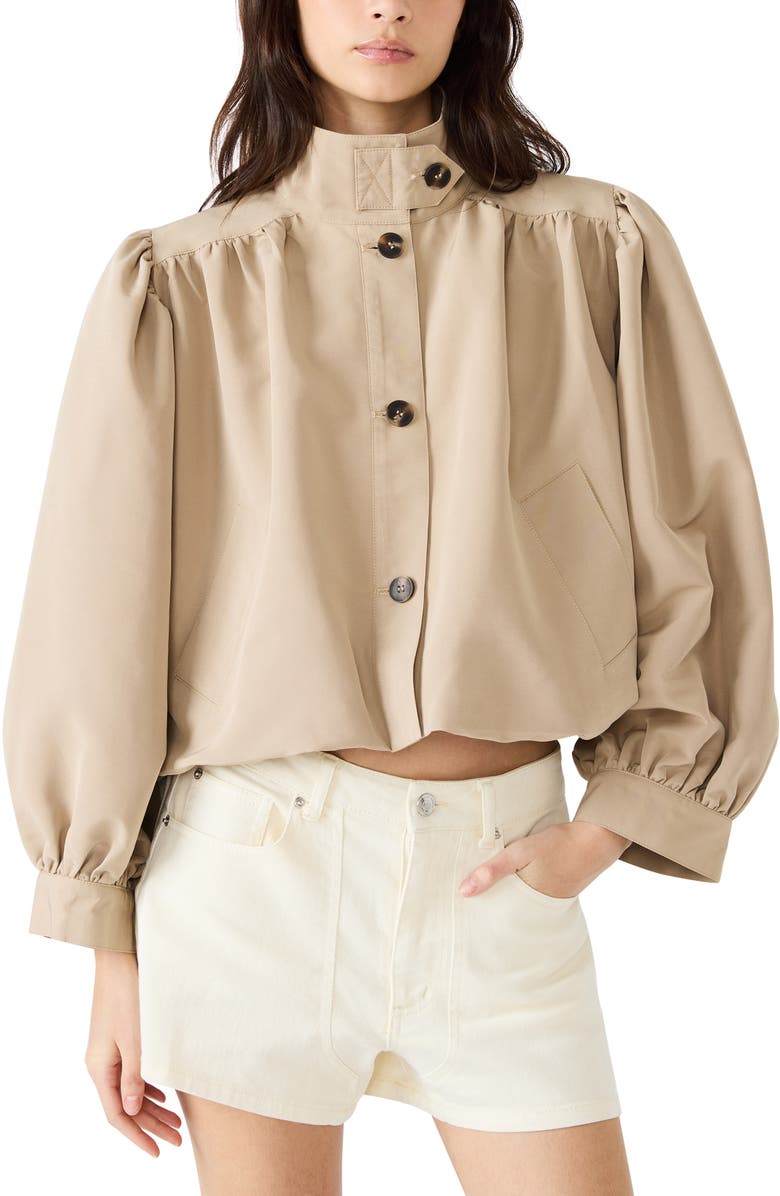 Steve Madden Deedee Blouson Jacket, Main, color, Tan