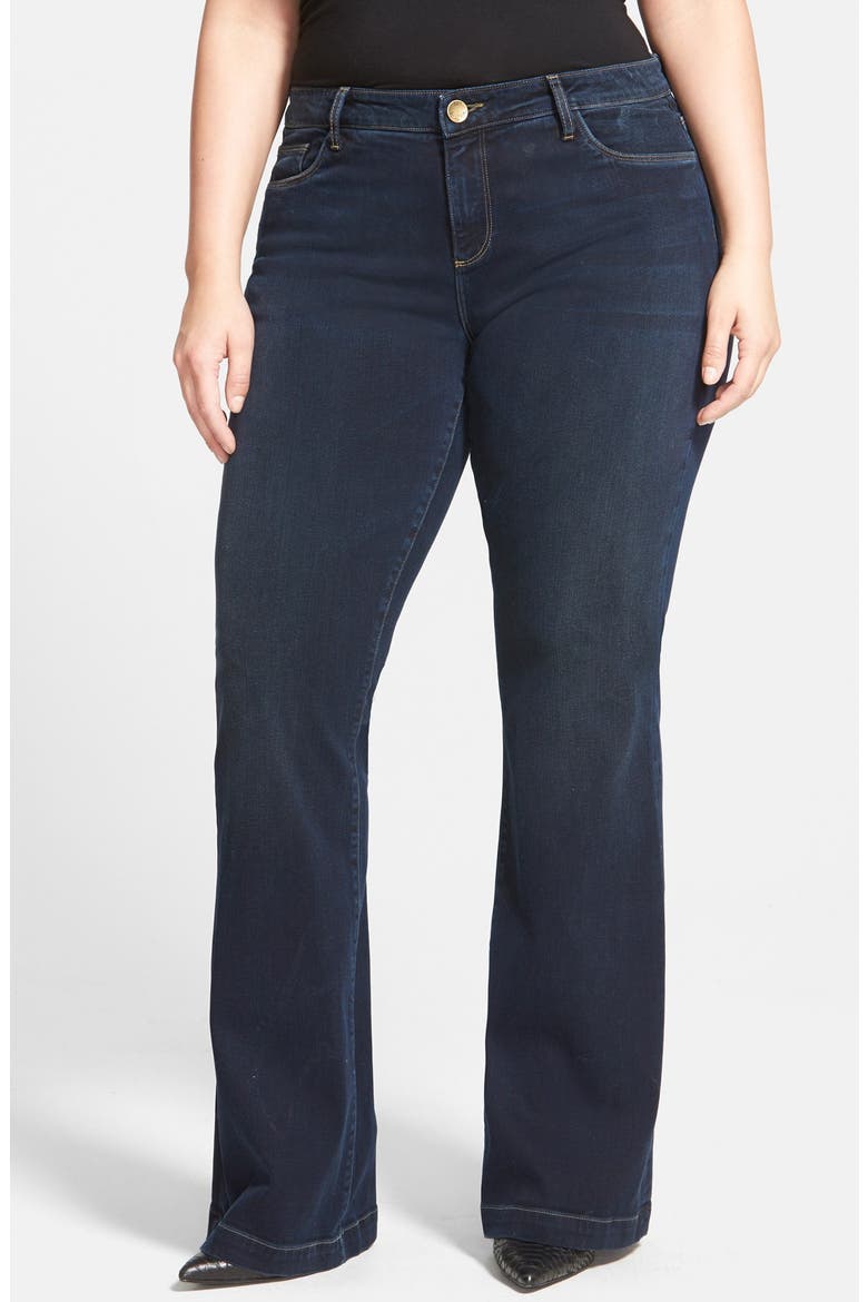 'Chrissy' Stretch Flare Leg Jeans, Main, color, BREEZY