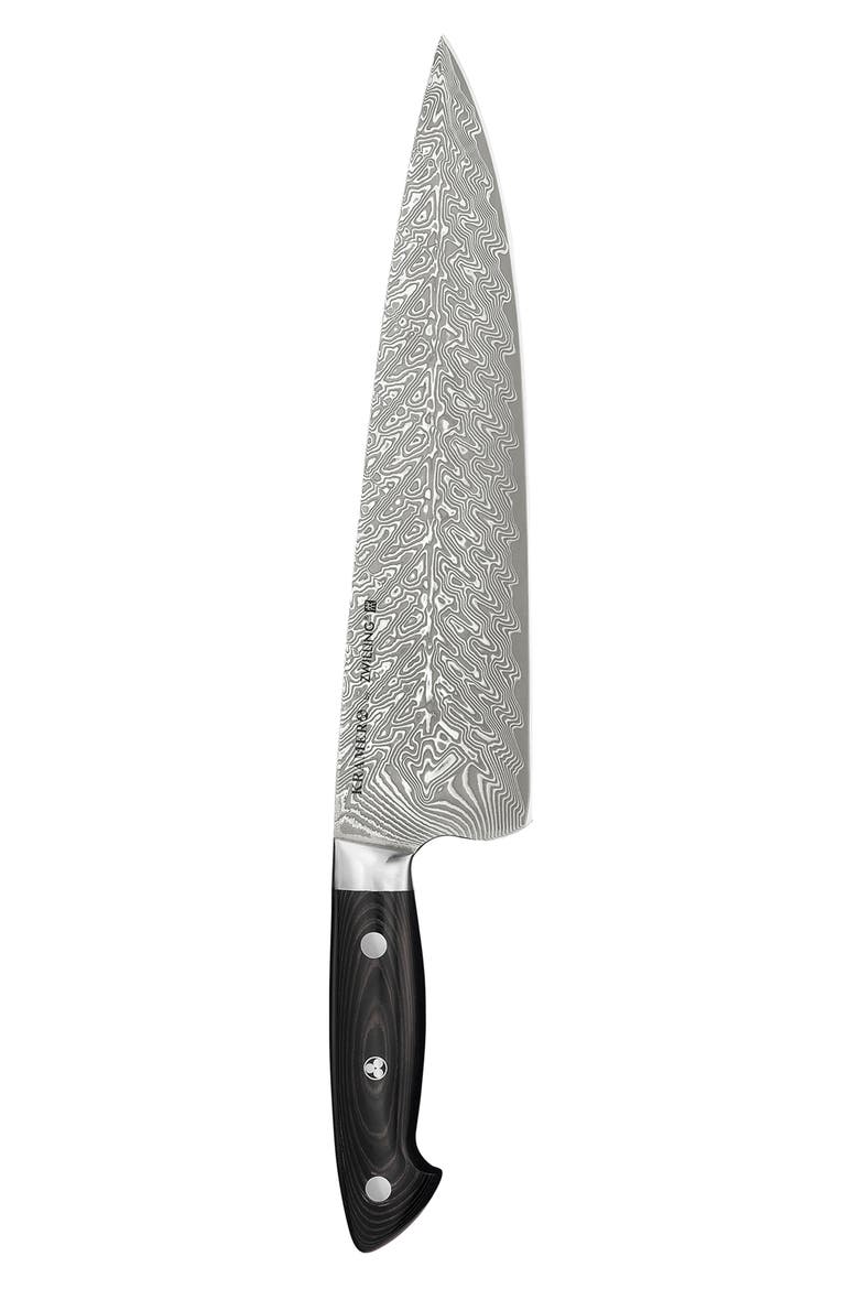 Bob Kramer Euroline Damascus Collection 10-inch Chef's Knife, Main, color, STAINLESS STEEL