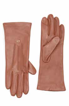Cole Haan Leather Points Gloves