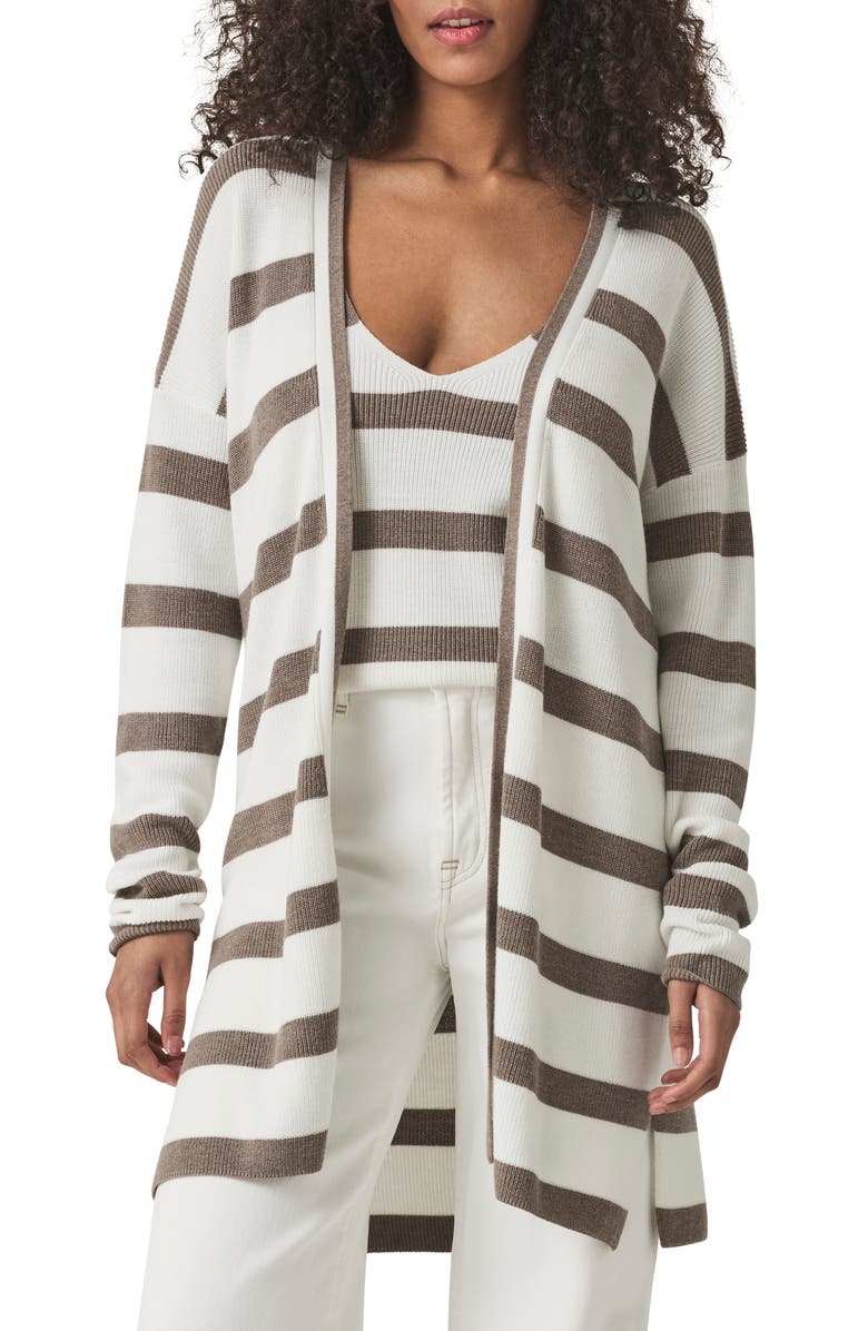 Splendid Octavia Stripe Longline Cardigan, Main, color,