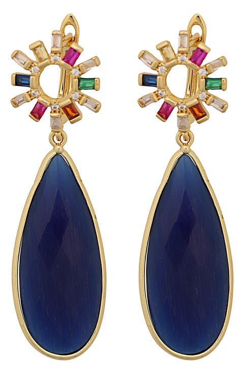 Crystal Teardrop Earrings