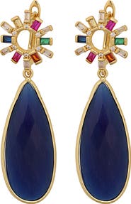 Panacea Crystal Teardrop Earrings