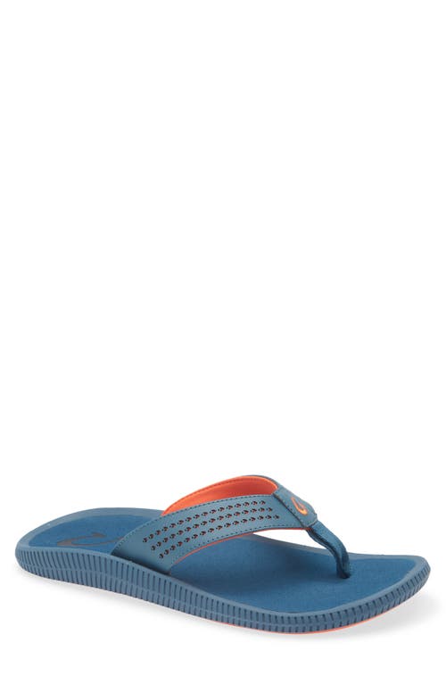 OluKai Ulele Flip Flop in Lagoon /Lagoon 