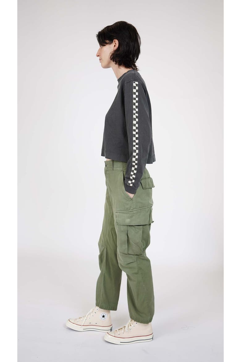 Gent's Crop Long Sleeve, Alternate, color, Washed Black