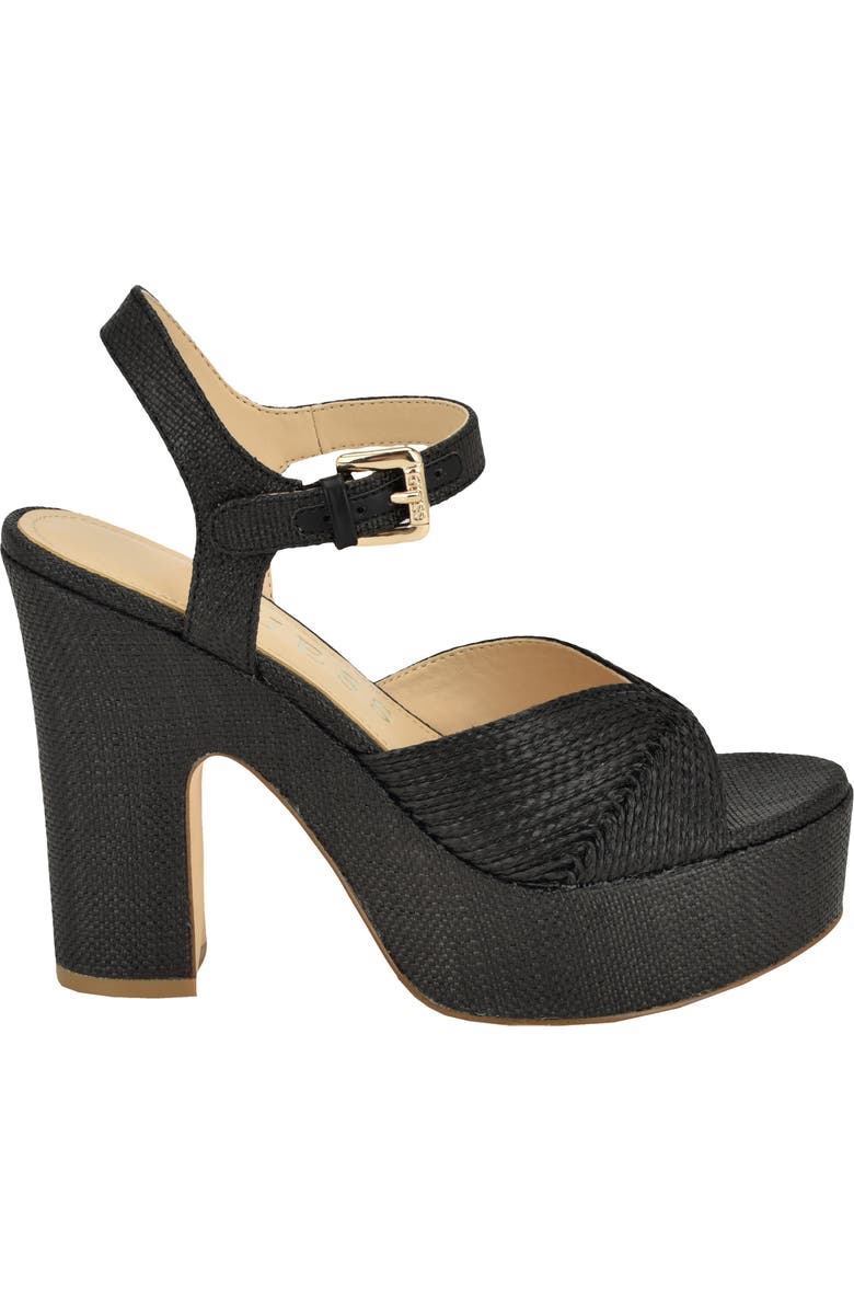 GUESS Saylin Ankle Strap Platform Sandal, Alternate, color,