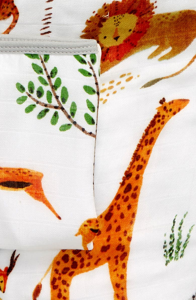 Loulou Lollipop Muslin Hooded Towel & Washcloth Set, Alternate, color,