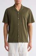 14th & Union Jersey Short Sleeve Button-Up Resort Shirt