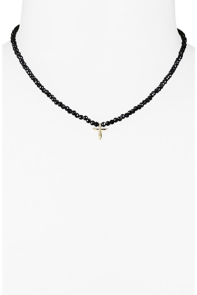 Cross Necklace, Alternate, color, GOLD