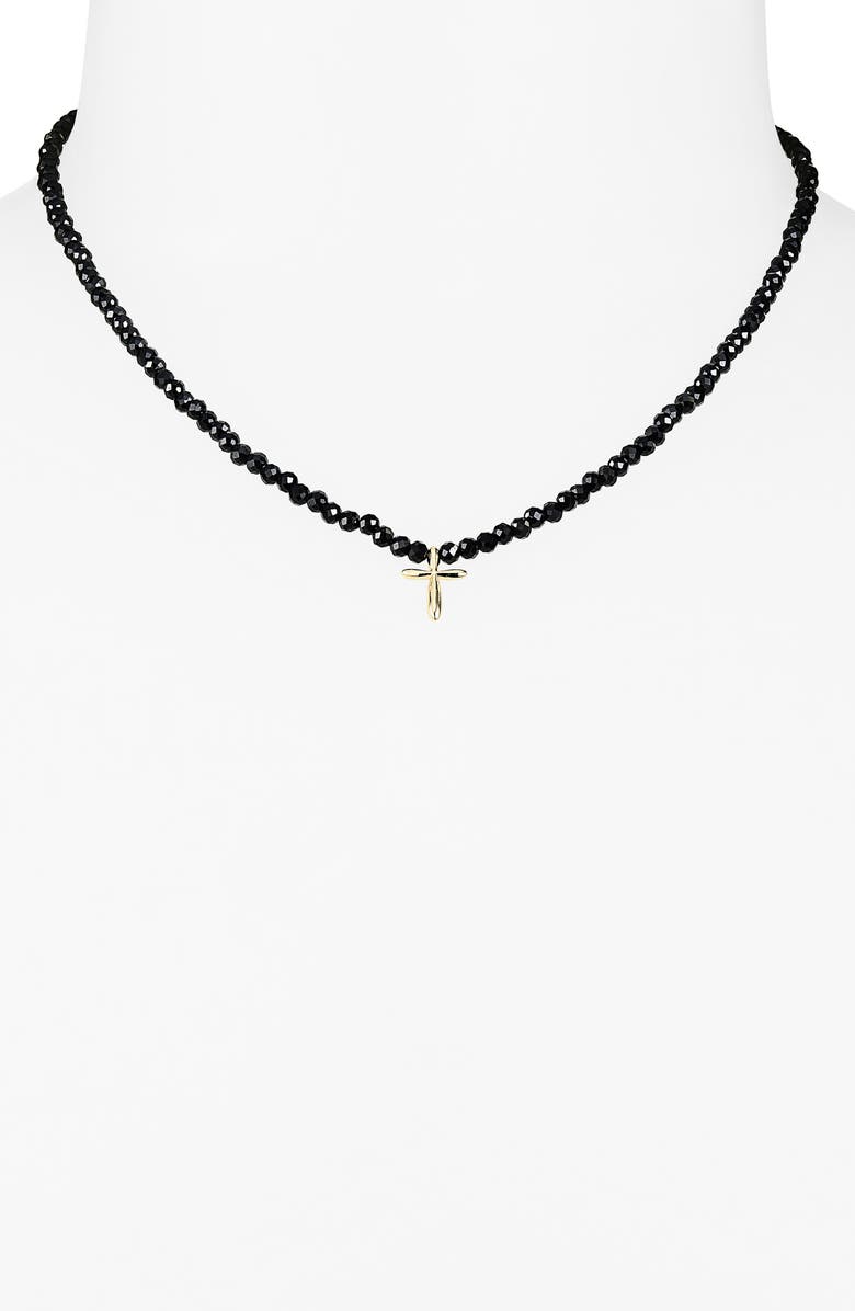 ARGENTO VIVO Cross Necklace, Alternate, color, Gold