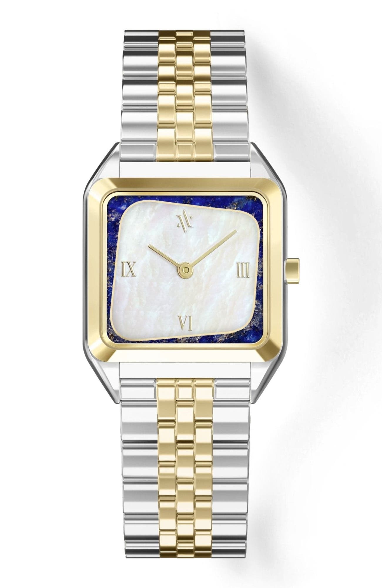 selected White Pearl/Lapis-Two Tone