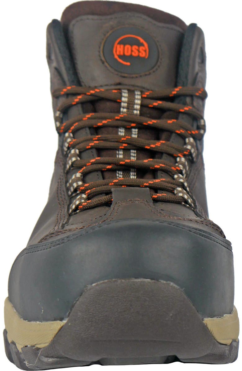 Hoss Boot Company HOSS Frontier Composite Toe Waterproof Work Boot, Alternate, color, Brown