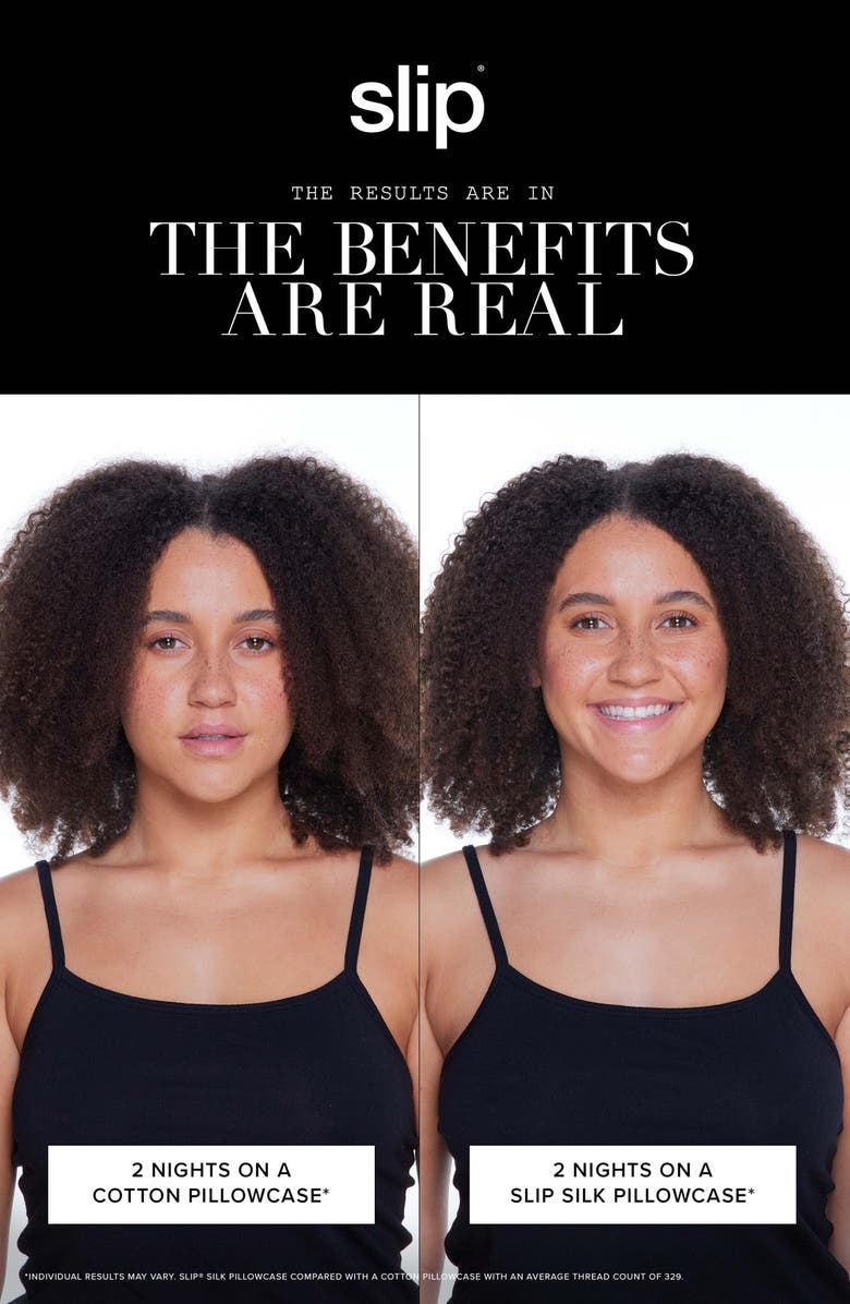 slip Game Day Pure Silk Queen Pillowcase & Scrunchie Set, Alternate, color, Game Day