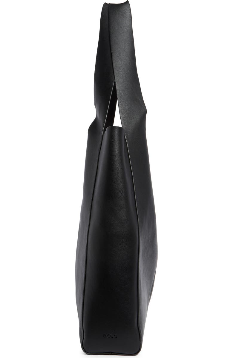 BCBG Double Strap Hobo Bag, Alternate, color, Black