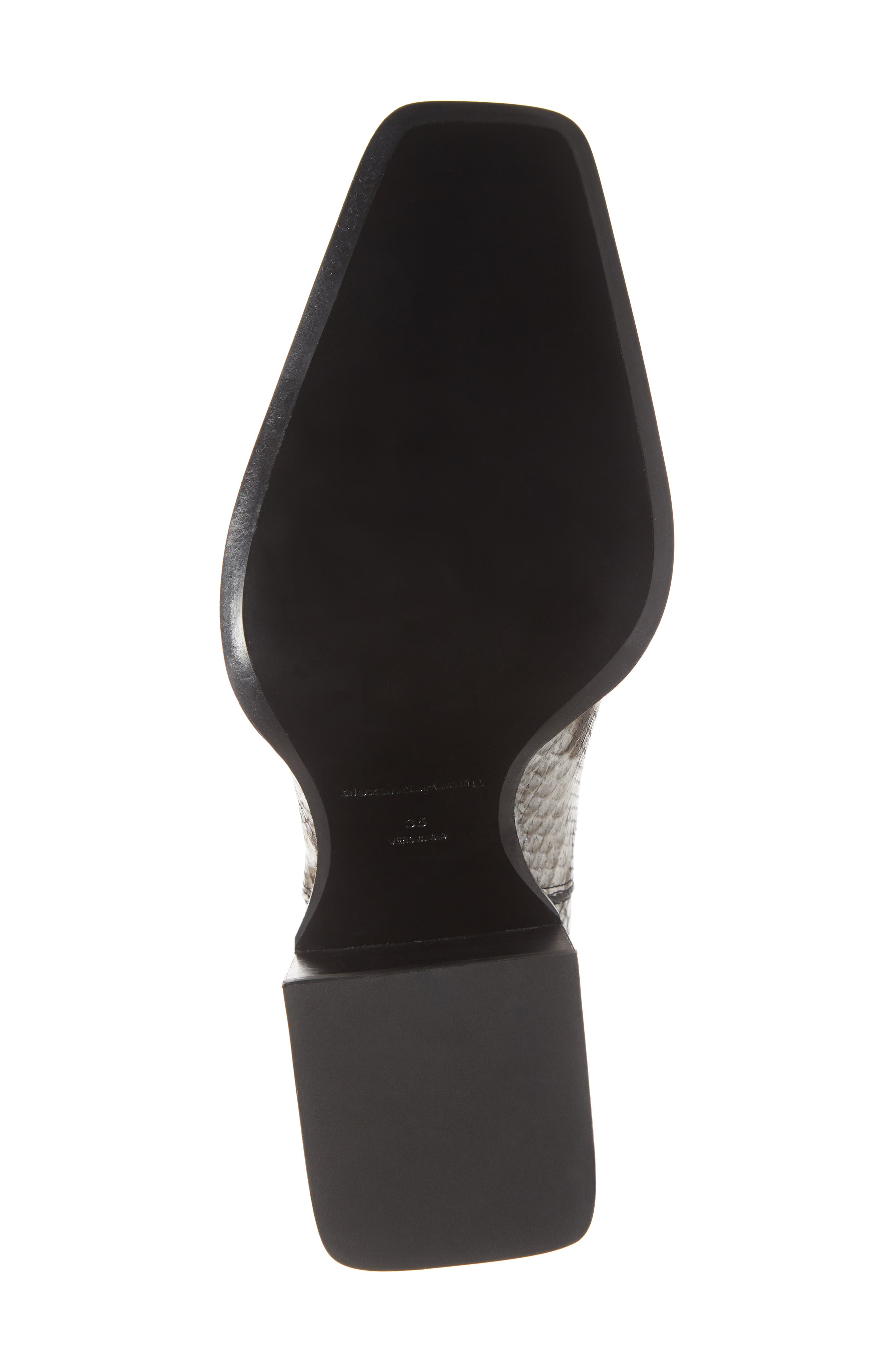 Alexander Wang Parker Python Embossed Logo Heel Boot, Alternate, color, 