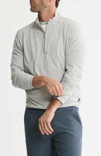 JACHS Performance Microstripe Quarter Zip Pullover