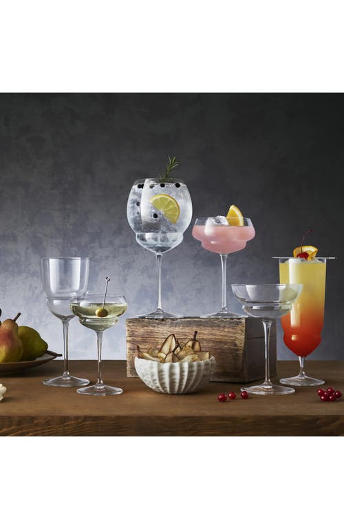 Luigi Bormioli Backdoor '20s Set Of 4 Tequila Sunrise Glasses In Transparent