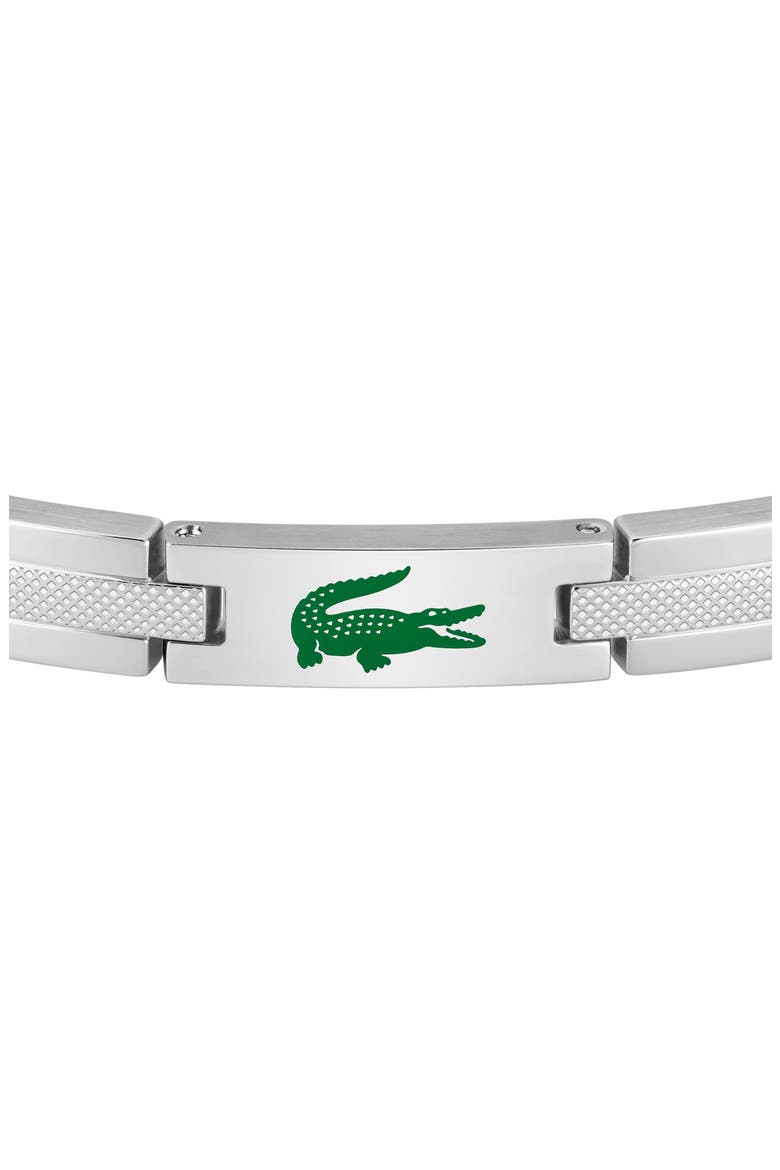 Men's Stencil Bracelet, Alternate, color, SILVER