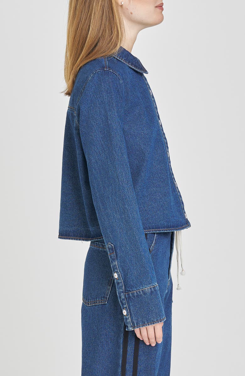 WAYF Mercer Denim Button-Up Shirt, Alternate, color, Indigo Wash